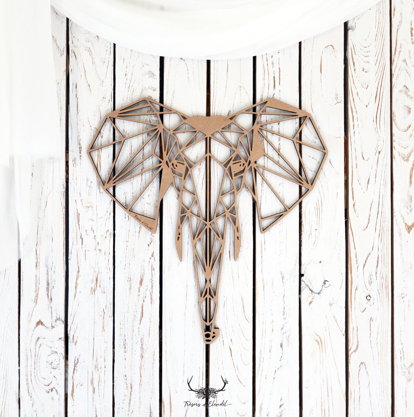 Tête d'éléphant origami