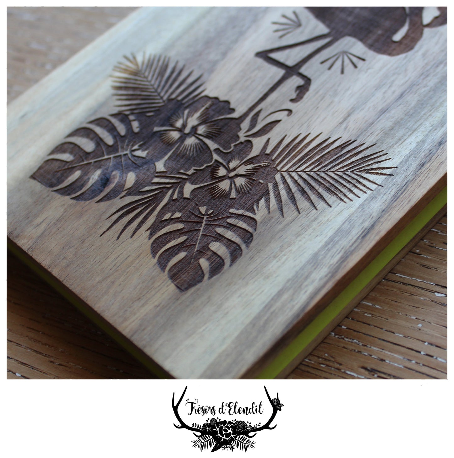 Planche à découper tropical