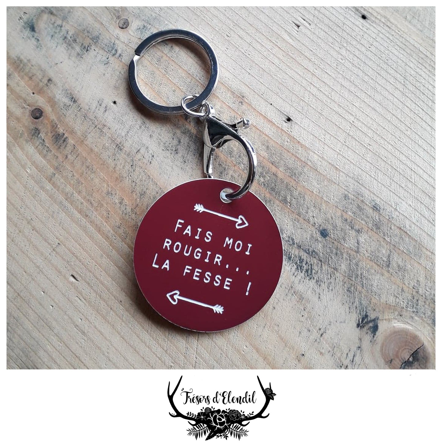 Portes clef Amour (bleu)