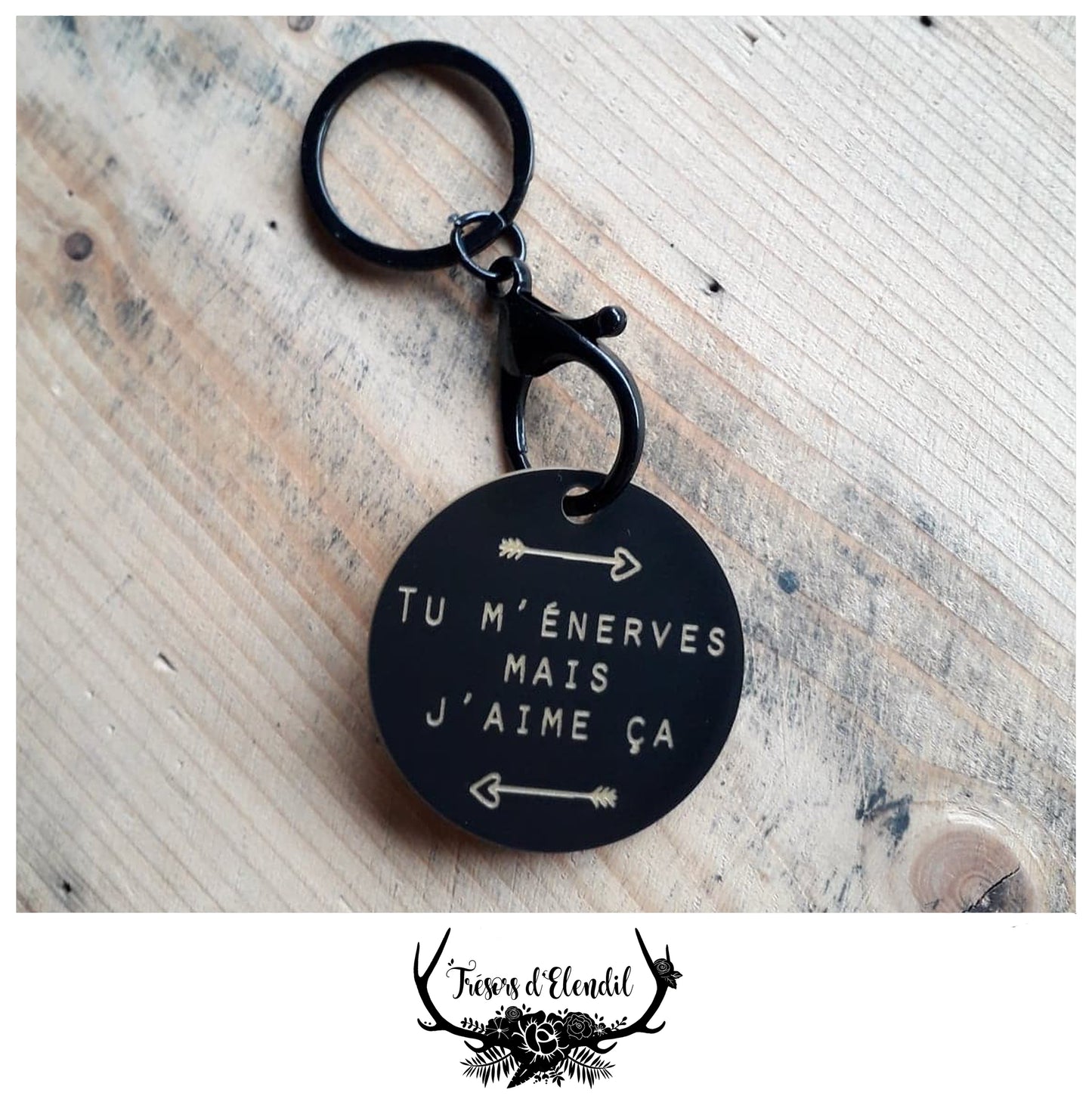 Portes clef Amour (bleu)