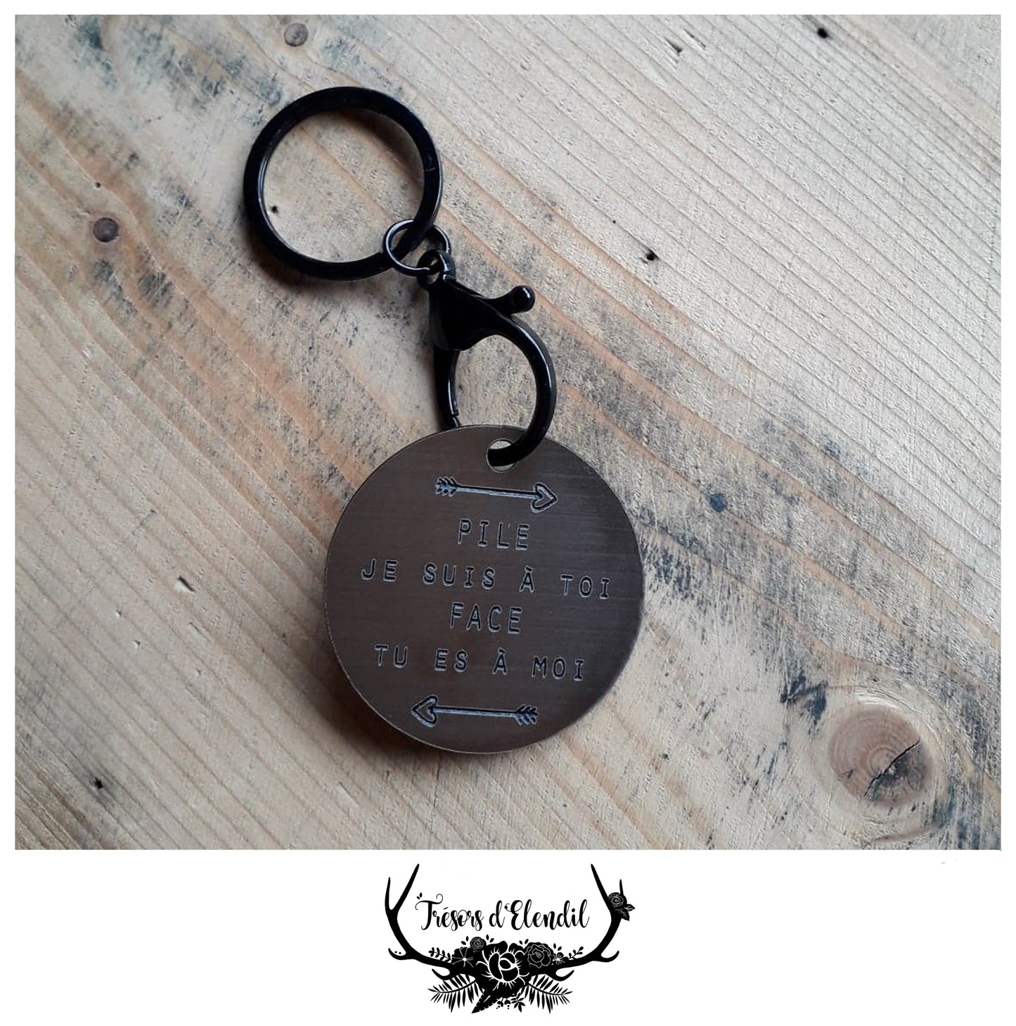 Portes clef Amour (bleu)