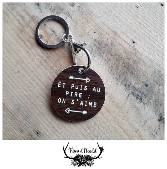 Portes clef Amour (effet bois)