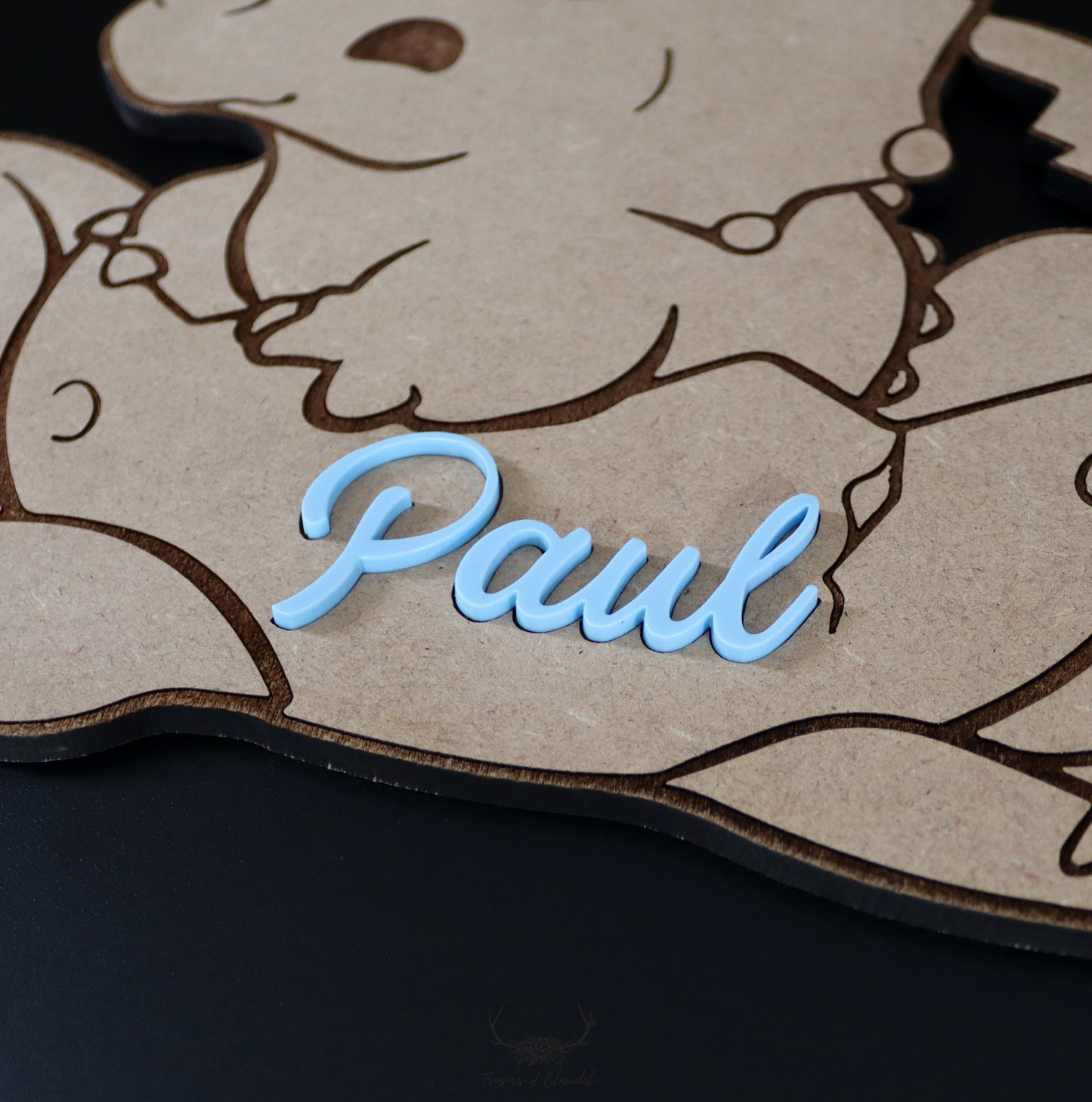 Plaque de porte personnalisable